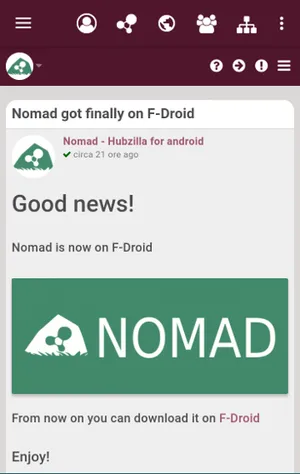 Nomad  Hubzilla for Android